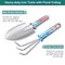 Garden Tool Set, Stainless Steel Heavy Duty Gardening Tools 30 PCS w/Floral Print, Trowel Rake Weeder Pruner Shears Sprayer Digging Claw Gloves, Ideal Gardening Set for Women